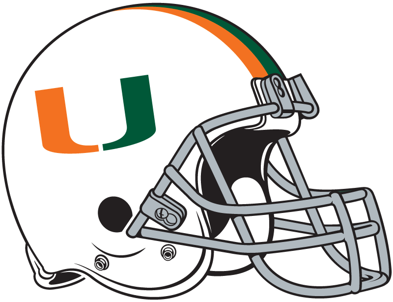 Miami Hurricanes 1977 Helmet Logo iron on transfers for clothing